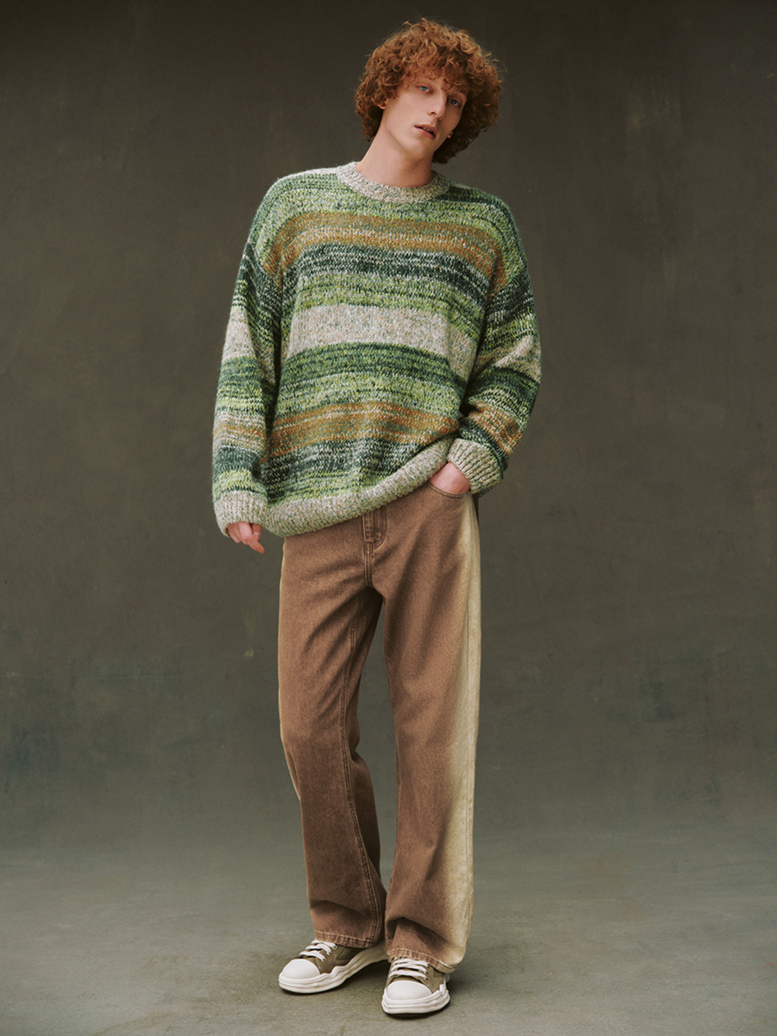 Men's striped knitwear