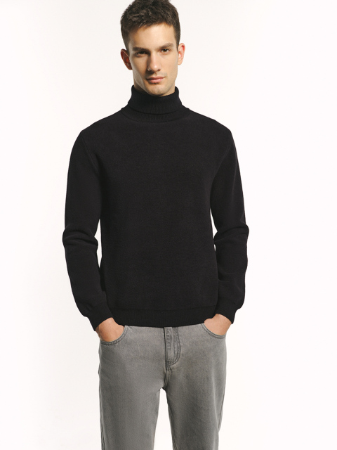 Men's turtleneck knitwear