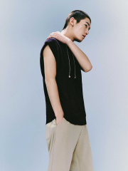 Men's sleeveless knit T-shirt