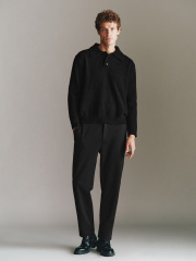 Men's lapel sweater