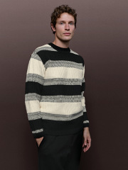 Men's striped knitwear