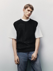 Men's knitted vest