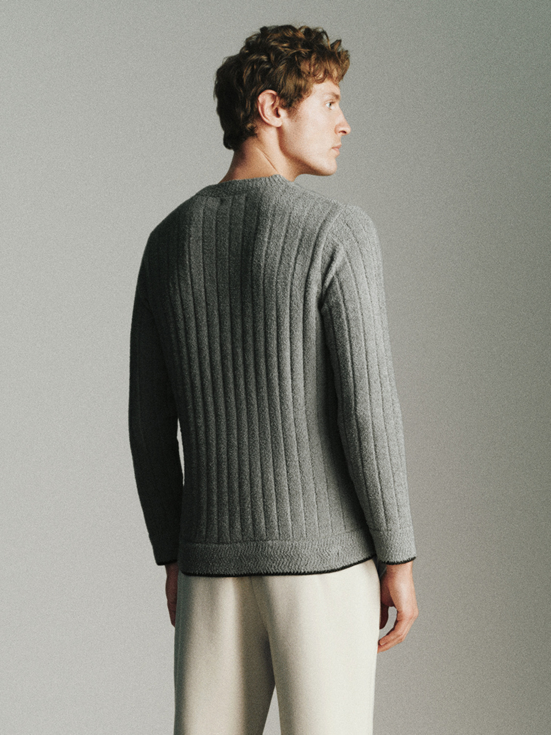 Men's crew neck sweater