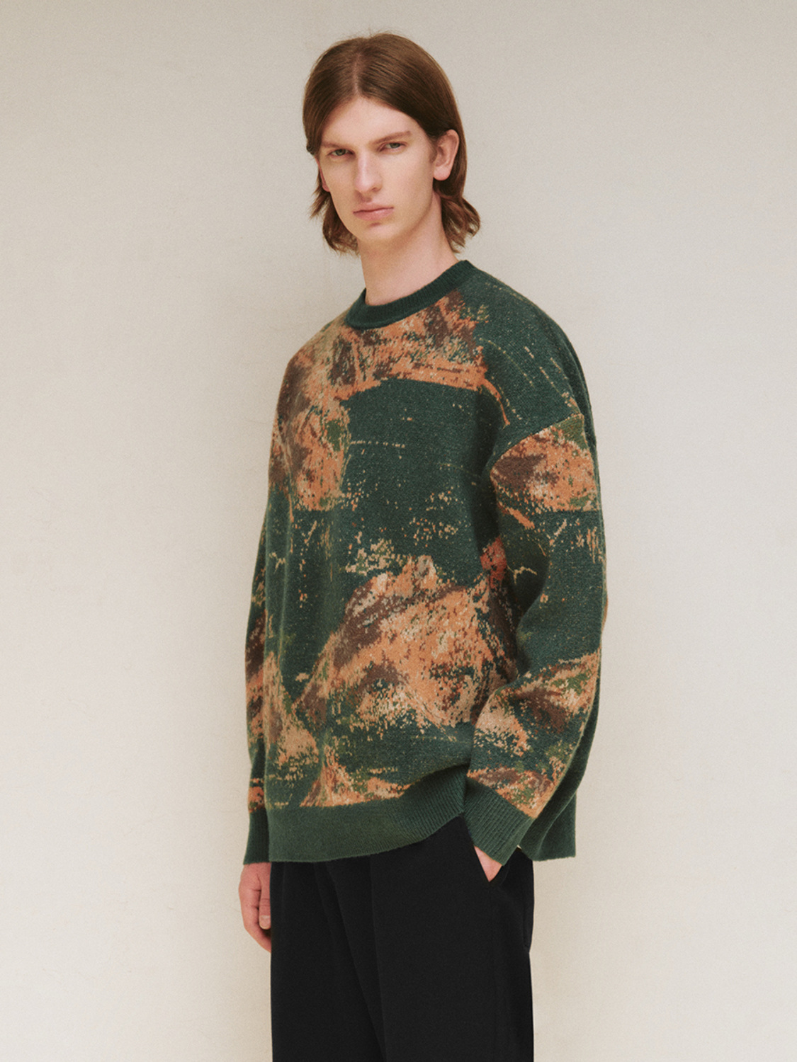 Men's crew neck sweater