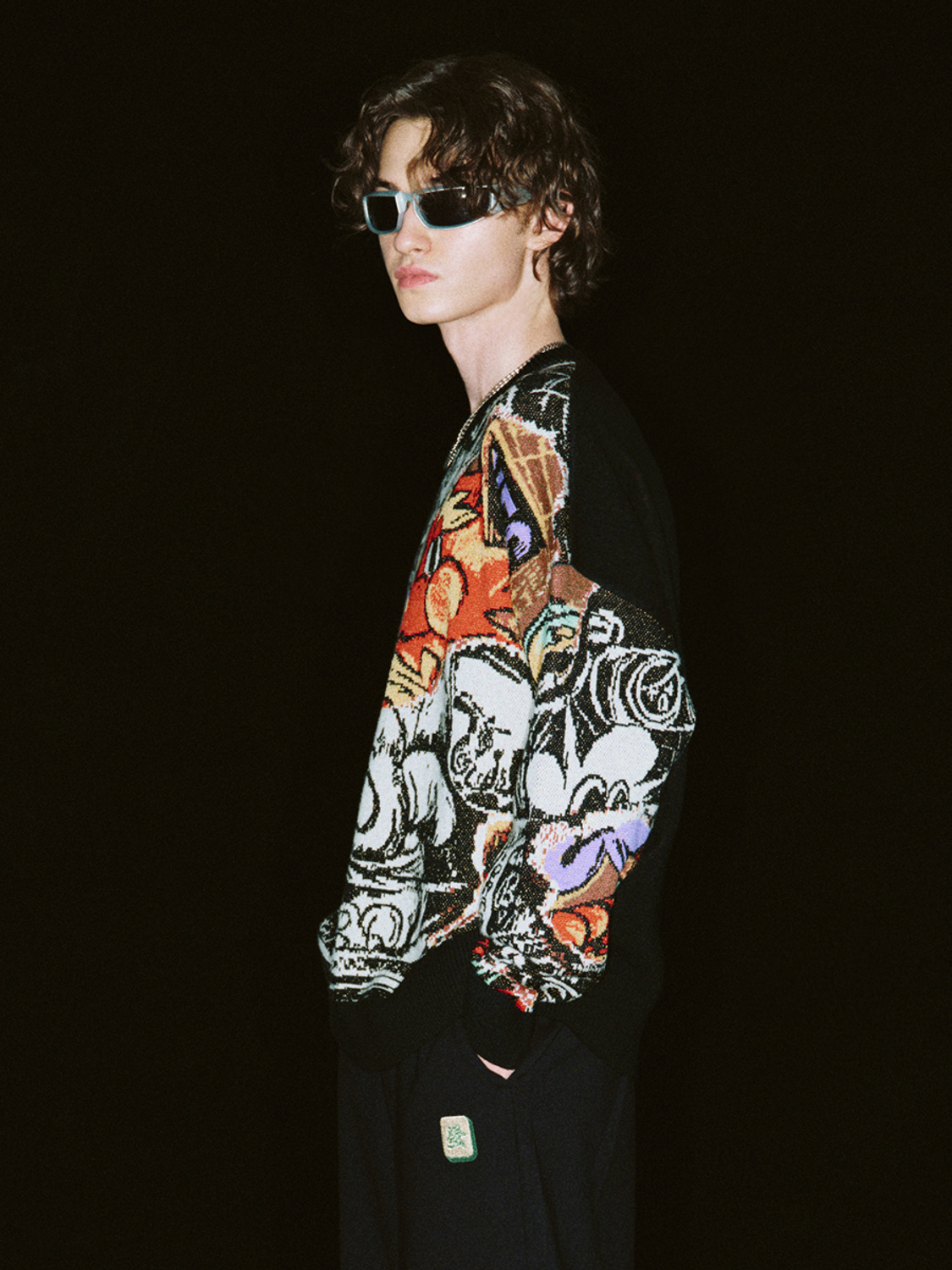 Men's jacquard knitwear