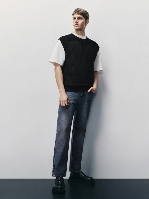 Men's knitted vest