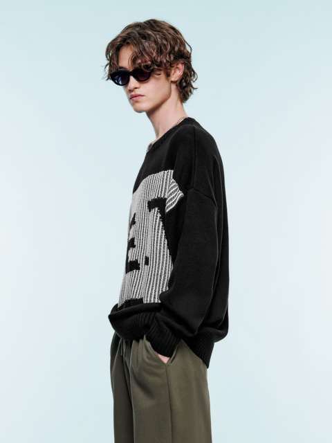Men's jacquard knitwear