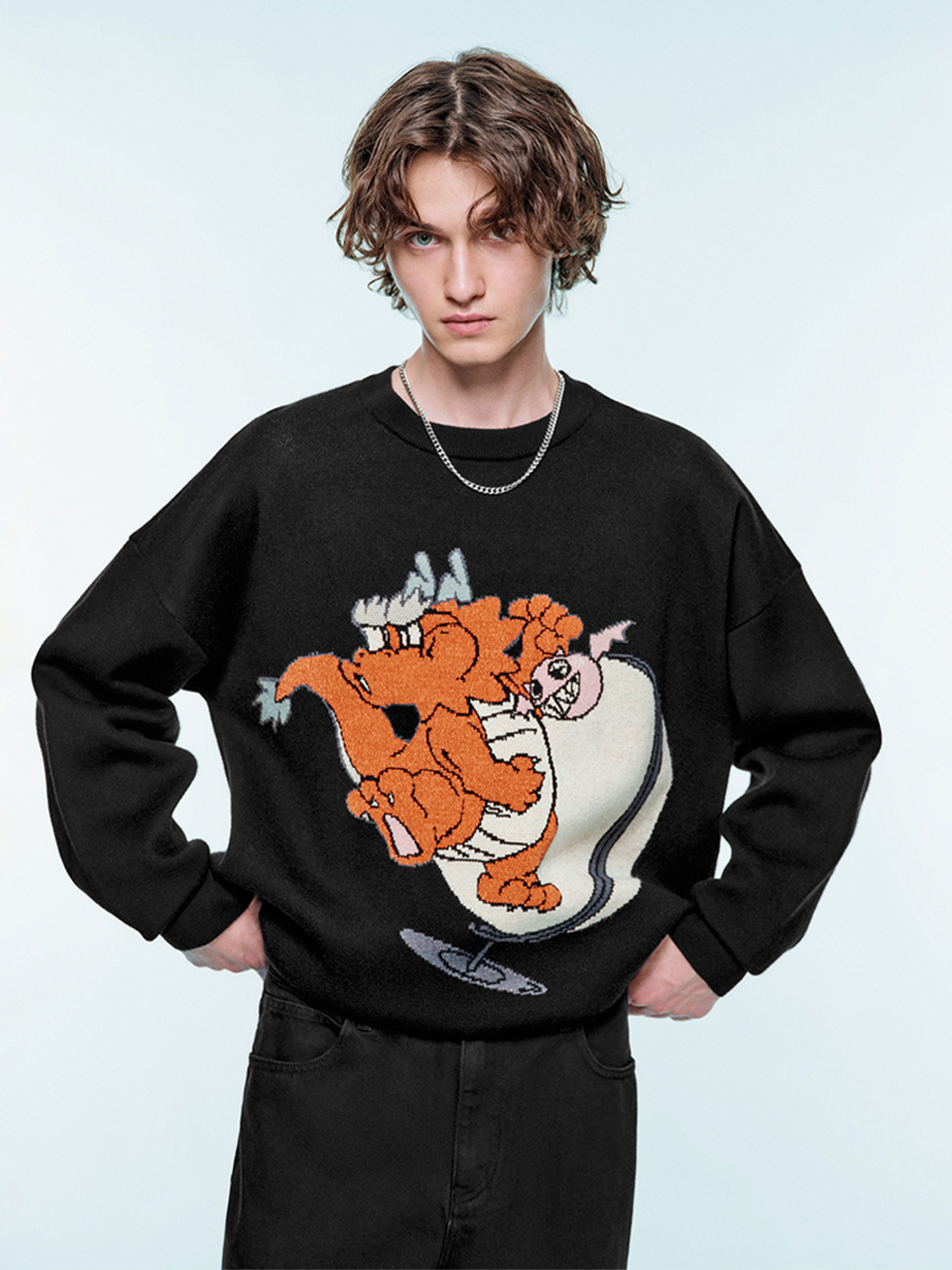 Men's jacquard knitwear