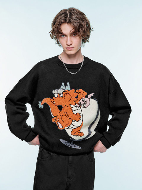 Men's jacquard knitwear