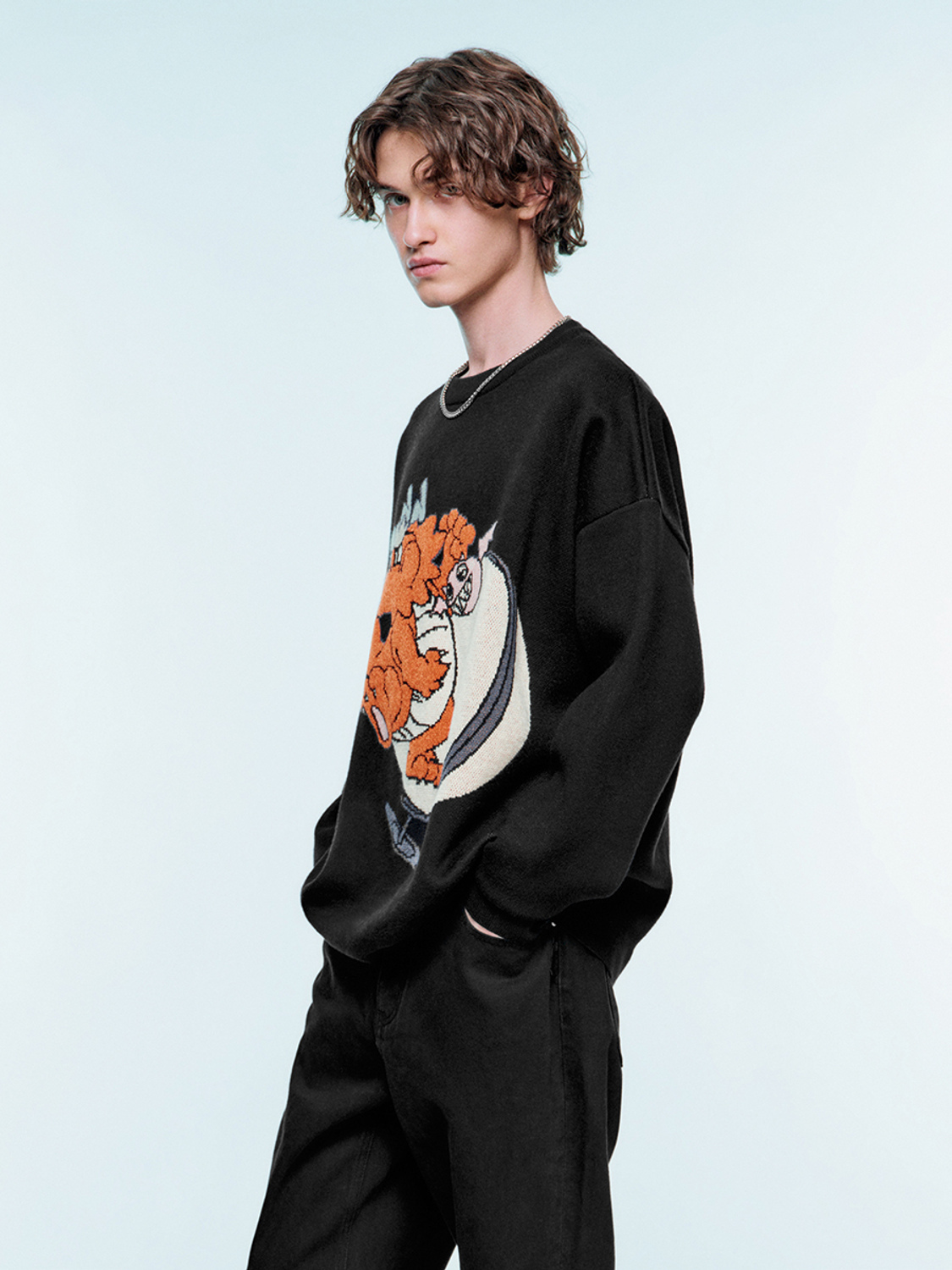 Men's jacquard knitwear