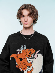 Men's jacquard knitwear
