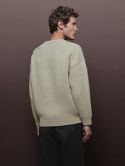 Men's letter knitwear