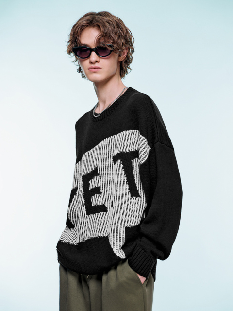 Men's jacquard knitwear