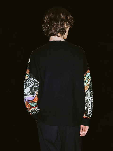 Men's jacquard knitwear