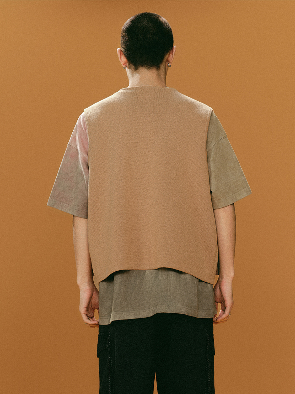 Men's knitted waistcoat