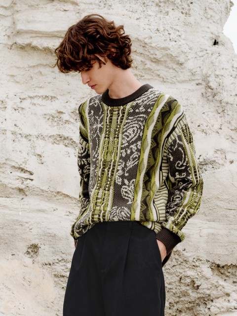 Men's contrasting knitwear