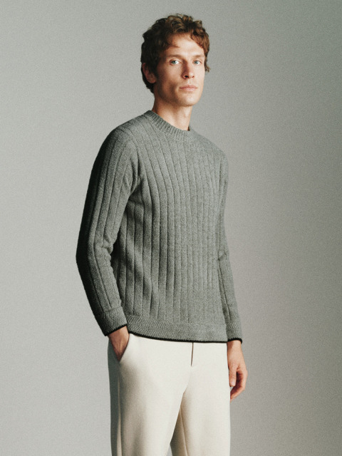 Men's crew neck sweater