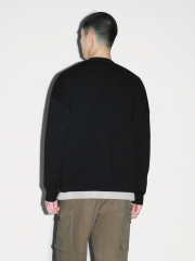 Men's jacquard knit cardigan