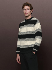 Men's striped knitwear