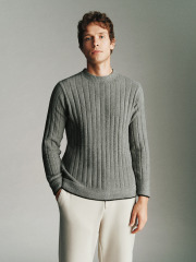 Men's crew neck sweater