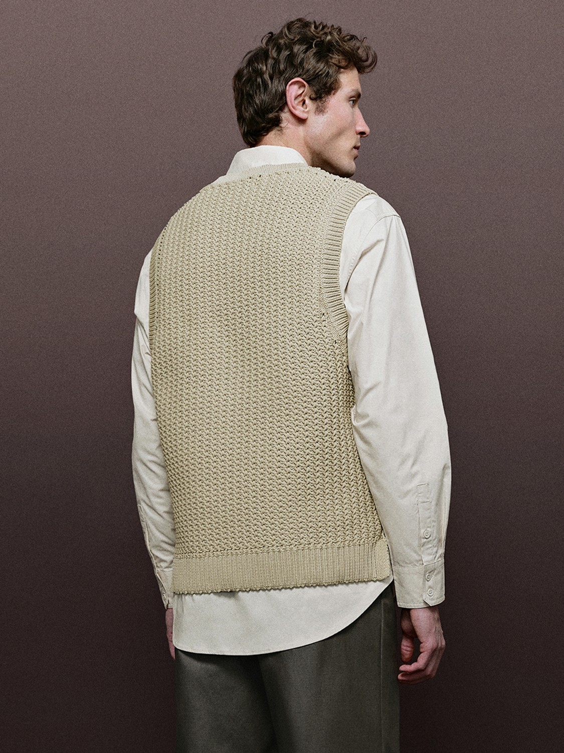 Men's knitted vest