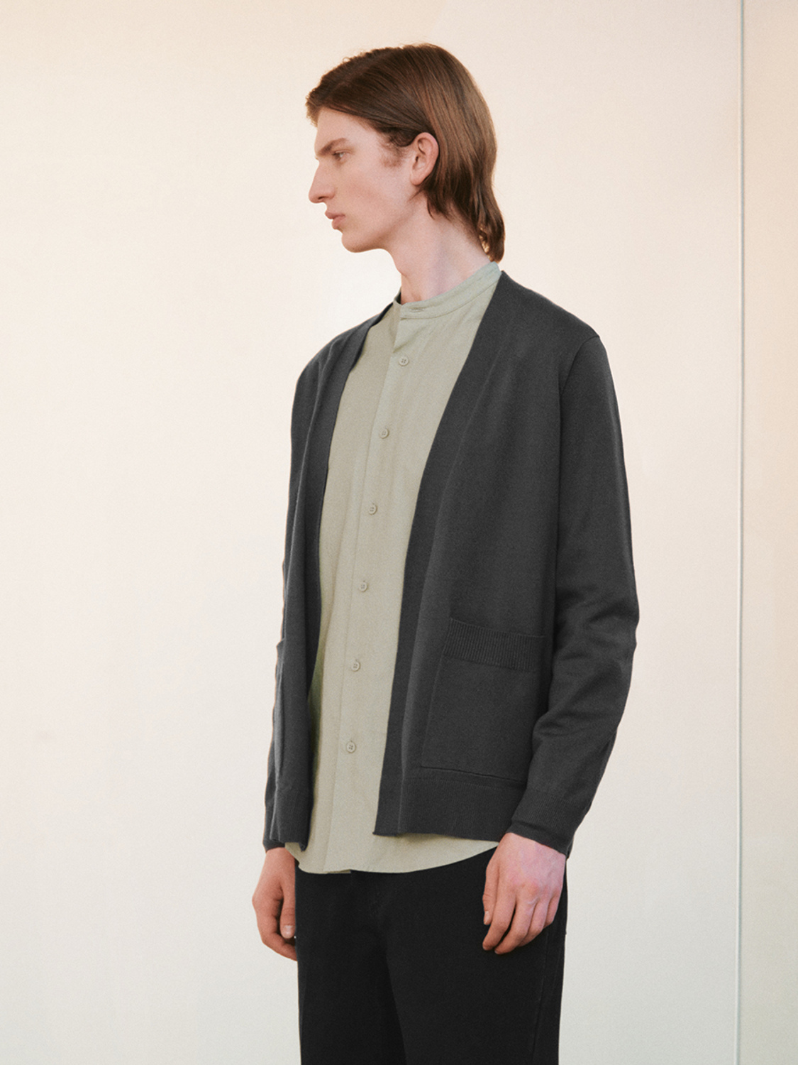 Men's knitted coat