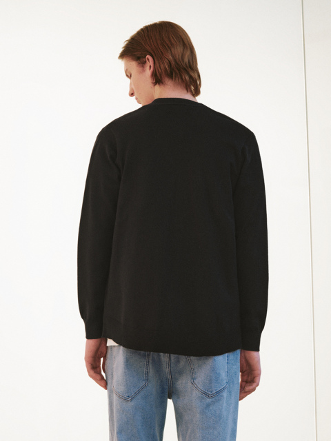 Men's knitted coat