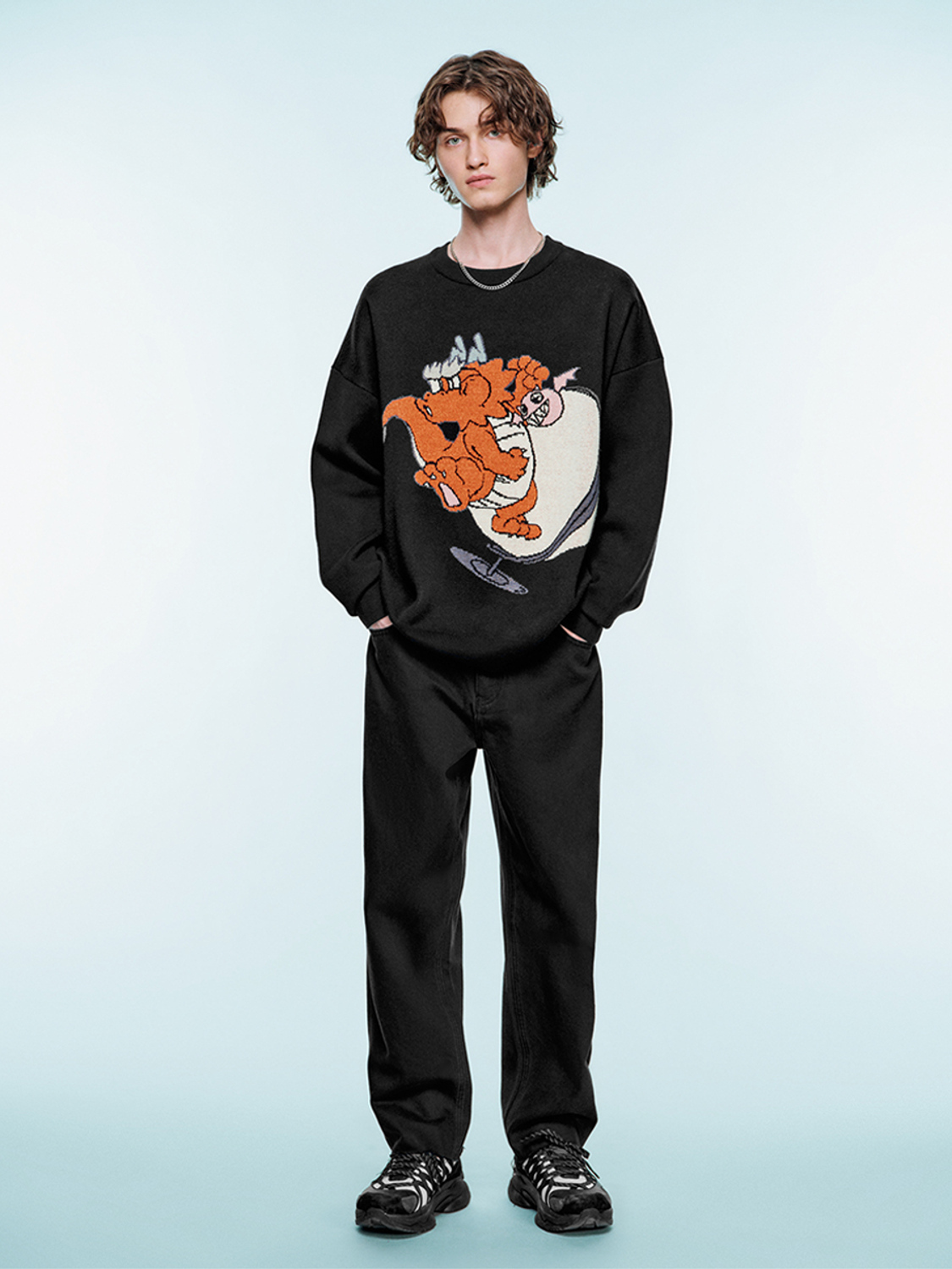 Men's jacquard knitwear