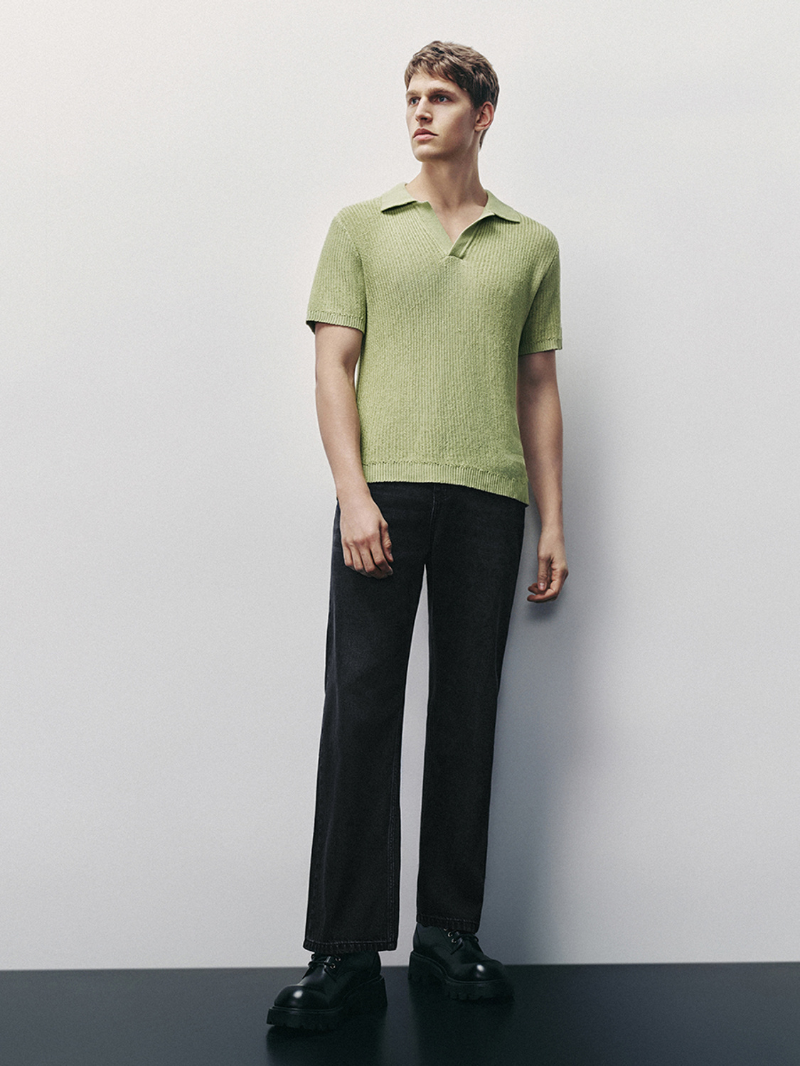 Men's short-sleeved knitwear