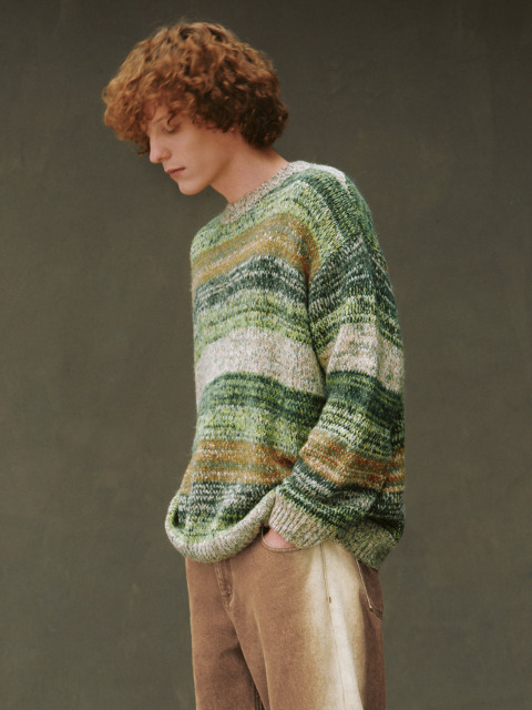 Men's striped knitwear
