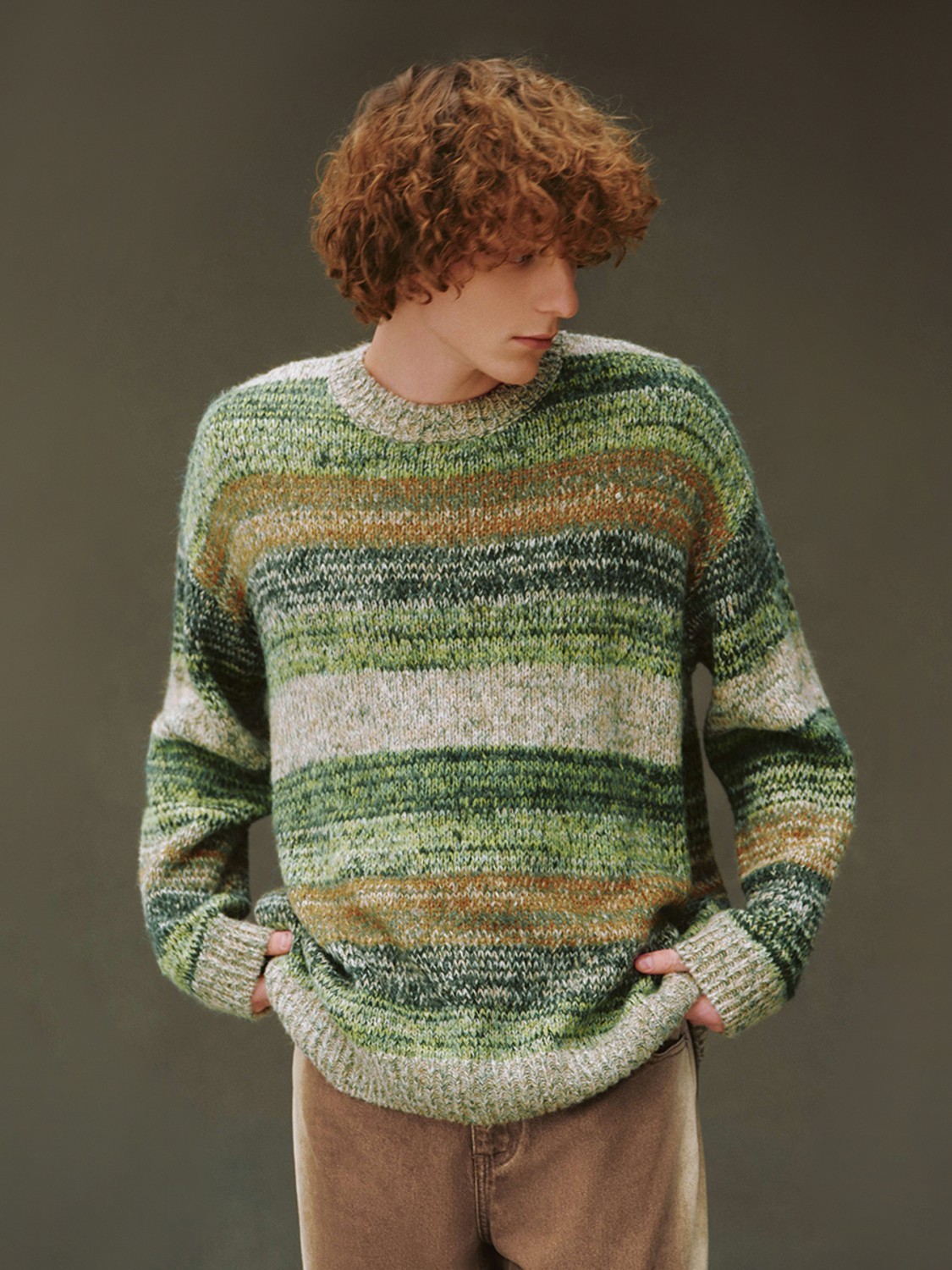 Men's striped knitwear