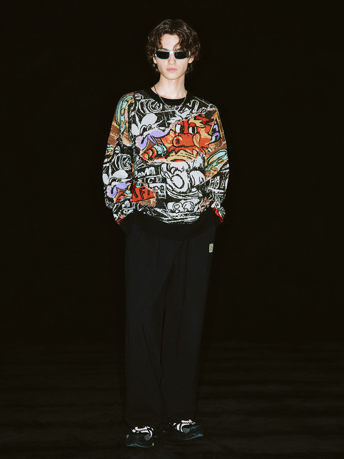 Men's jacquard knitwear