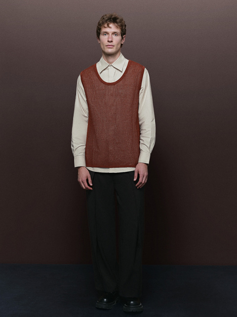 Men's knitted vest