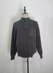 Grey long sleeve knit