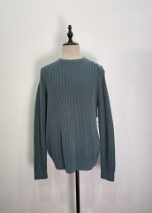 Men's crew neck long sleeve knitting