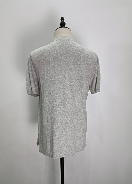 Short sleeve collar knit