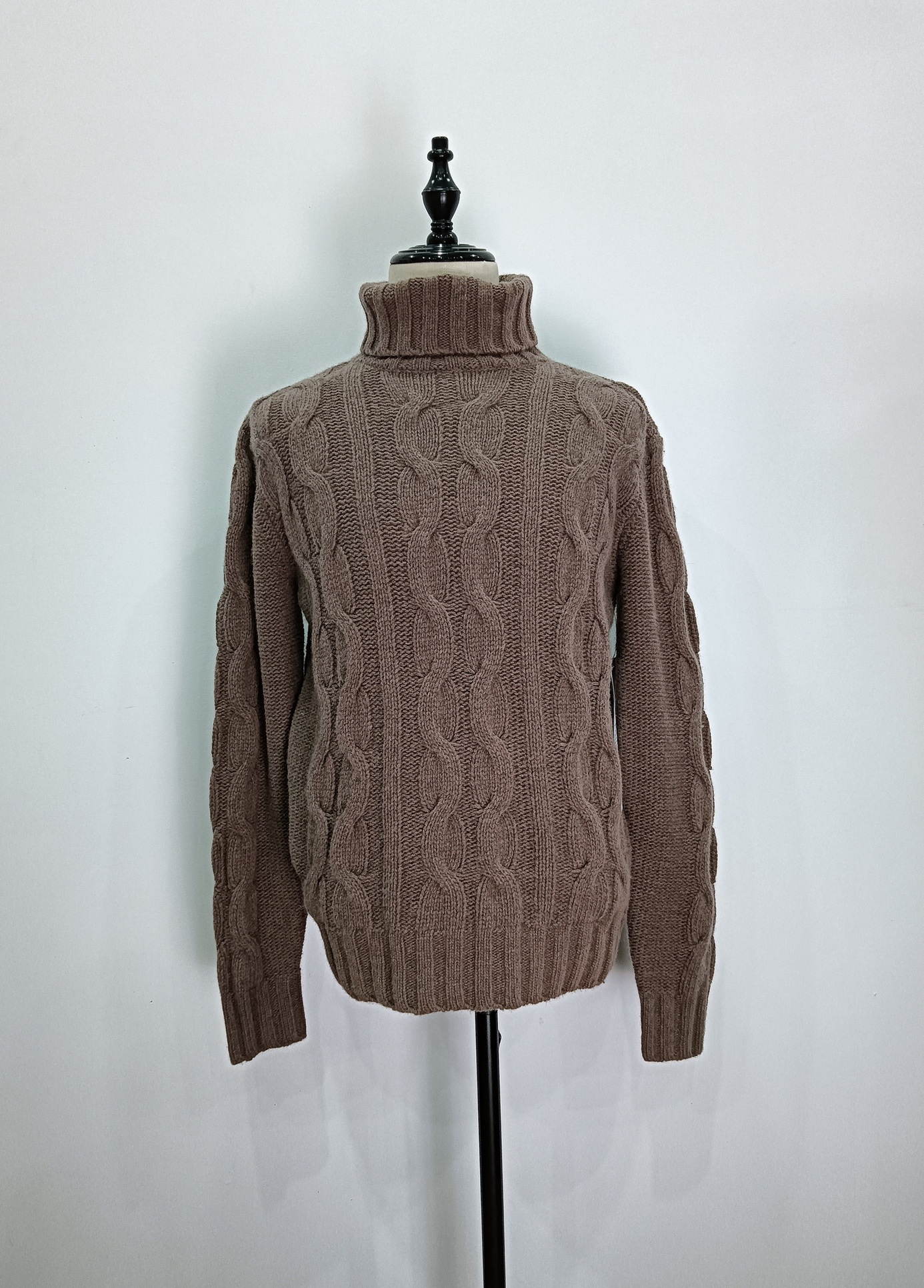 Long sleeve crew-neck jersey