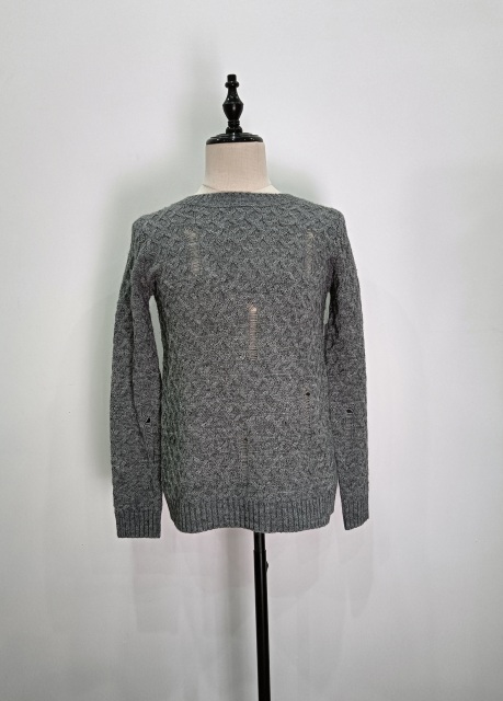 Men's long sleeve knitting