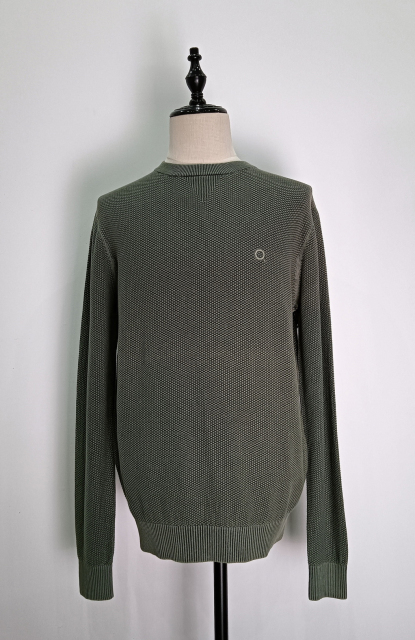 Long sleeve crew neck men's knitting
