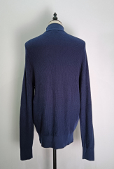 Zip collar knitting