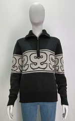 Customizable Octopus Zipper Long Sleeve Knit Shirt