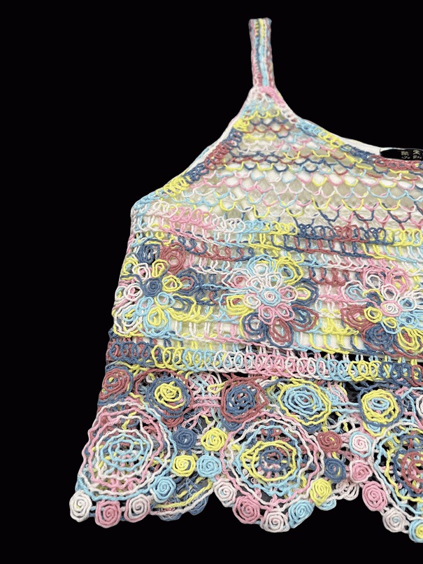 OEM Multicolor Crochet Vest