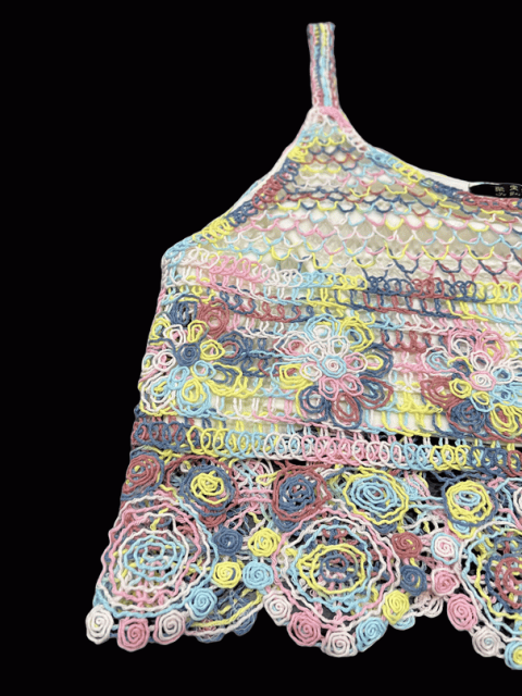 OEM Multicolor Crochet Vest