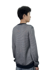 Striped knitted sweater