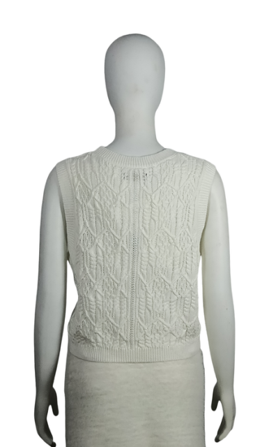 Custom Round Neck Sleeveless Knitted Vest