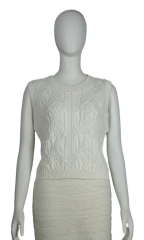 Custom Round Neck Sleeveless Knitted Vest