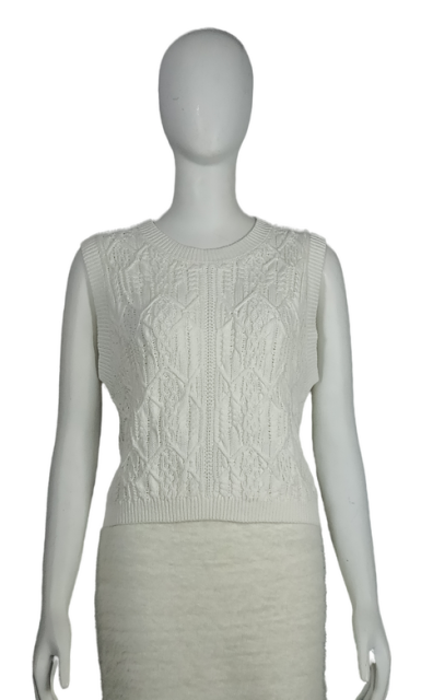 Custom Round Neck Sleeveless Knitted Vest