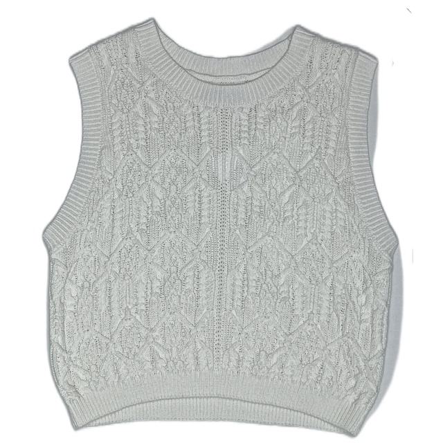 Custom Round Neck Sleeveless Knitted Vest