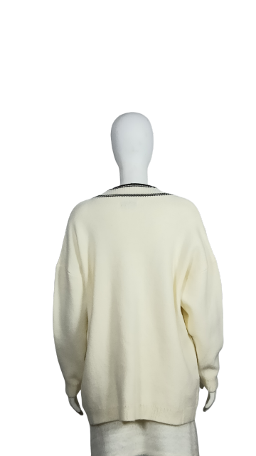 Solid color simple cardigan