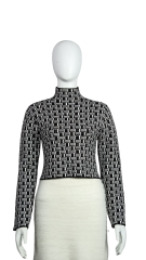 ODM Cropped turtleneck sweater